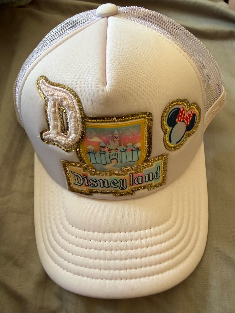 Disneyland Embroidered Patch Trucker Hat Stoney Clover Lane Disney Parks collab